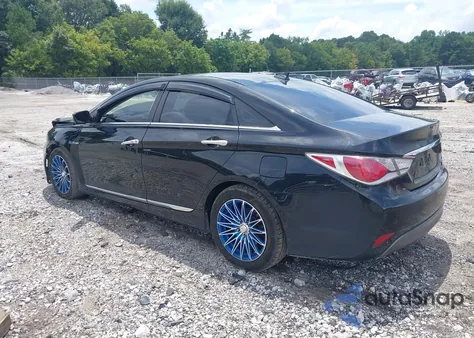 2013 Hyundai Sonata Hybrid Limited из США, поврежденный, VIN KMHEC4A48DA100669